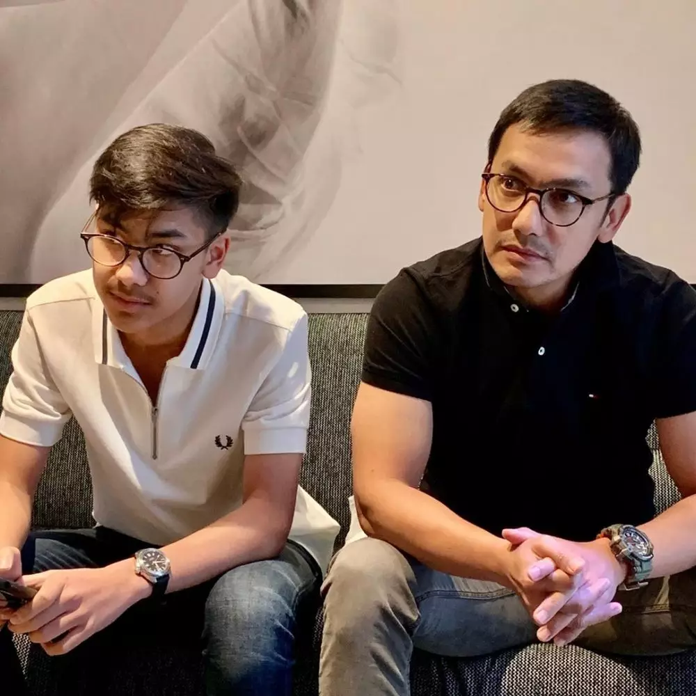 Gunawan dan putra sulungnya © 2020 brilio.net