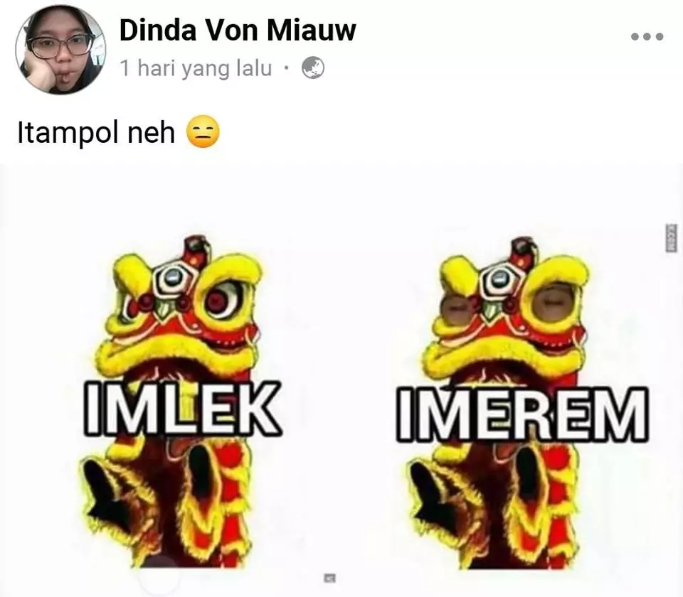 Status plesetan ini absurd Facebook/ Perecehan Stekstual