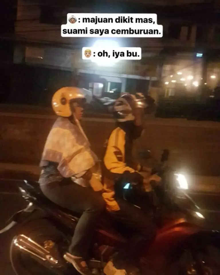 driver ojek online jaga jarak © 2020 brilio.net