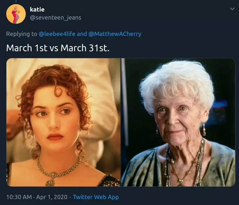 meme setelah karantina Twitter