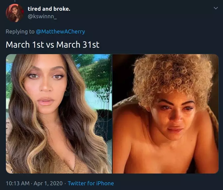 meme setelah karantina Twitter