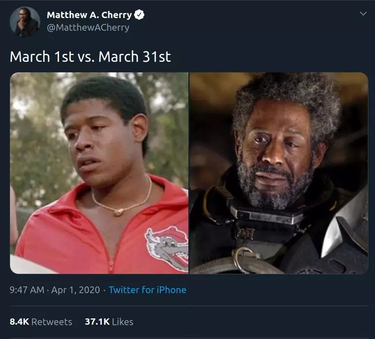 meme setelah karantina Twitter