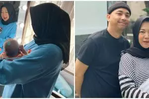 Jadi ibu baru, ini 6 momen Risa Saraswati momong anak