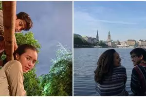 10 Potret mesra Beby Tsabina dan Bio One, jadian saat main film