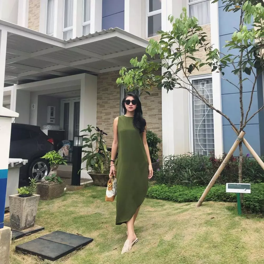 penampakan rumah mewah Theresa Instagram