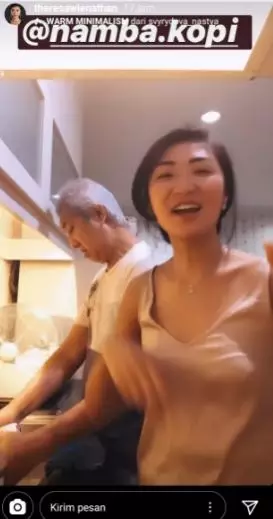 penampakan rumah mewah Theresa Instagram