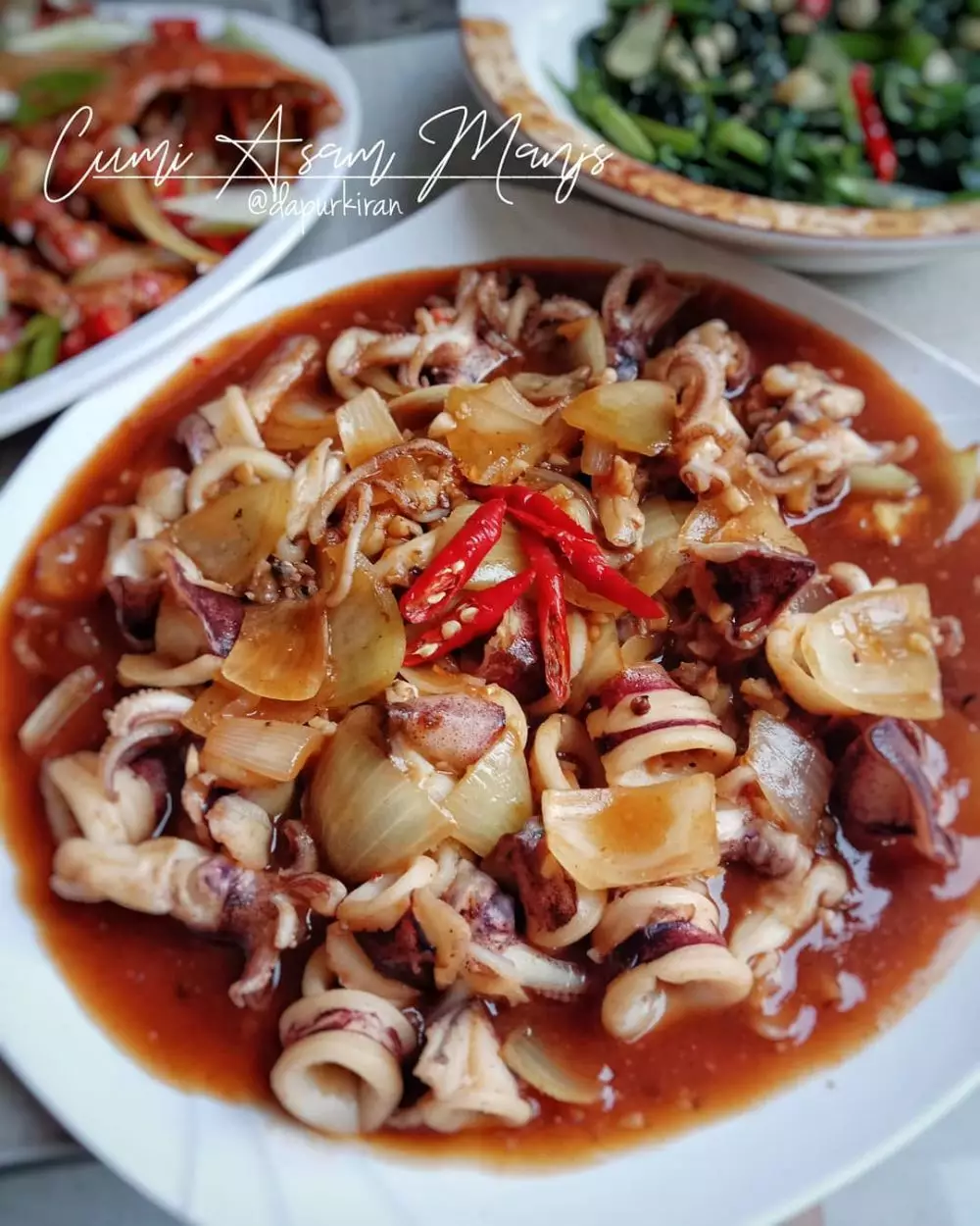 Resep cumi asam manis ala rumahan Instagram