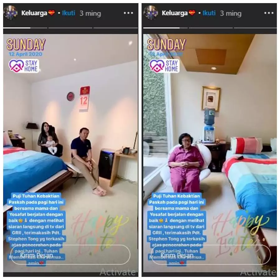 potret keharmonisan keluarga btp  Instagram