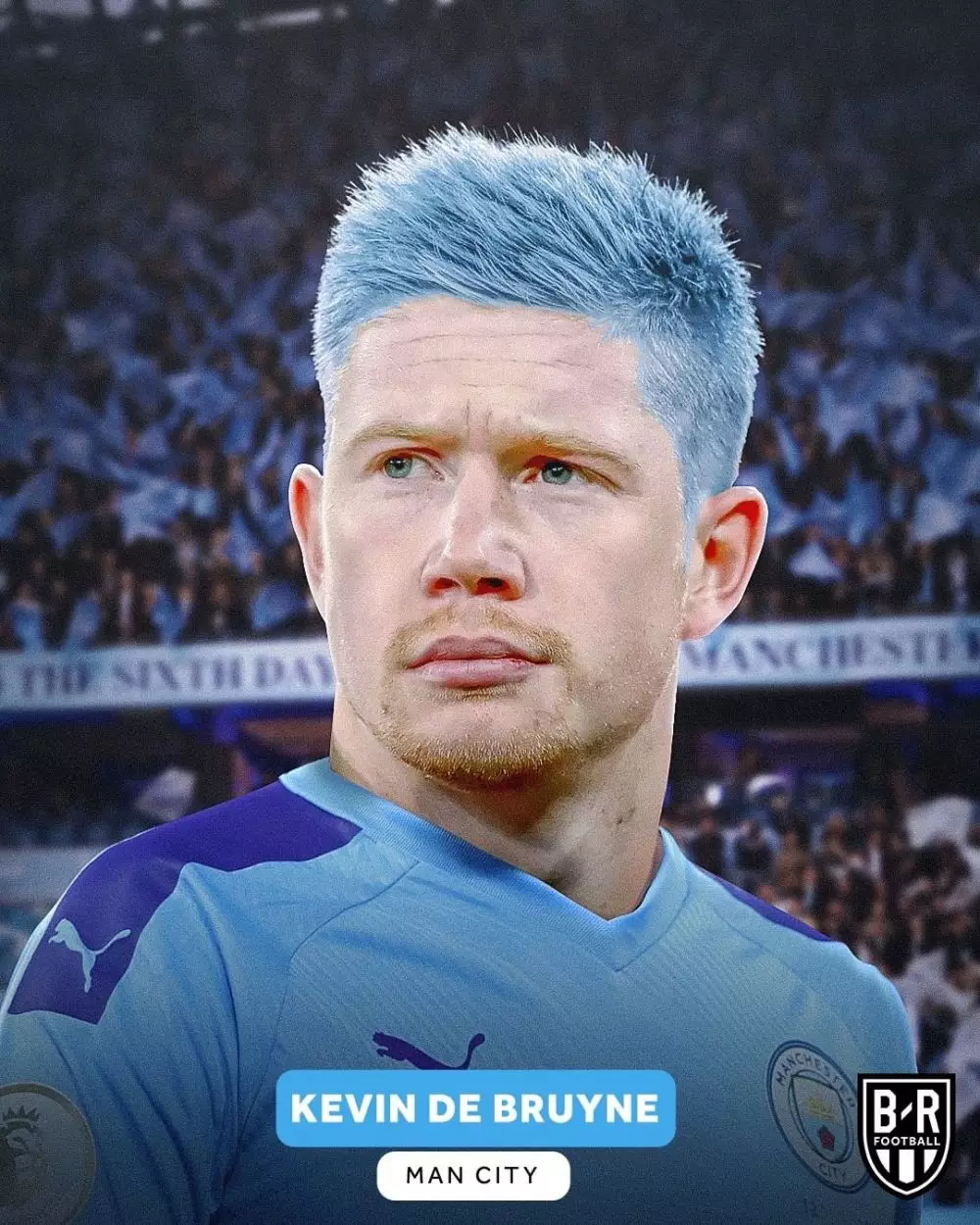 warna rambut pemain bola Instagram
