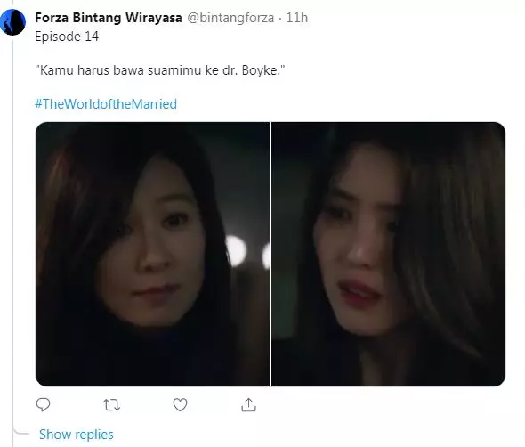 6 Pelesetan scene World of Married istimewa