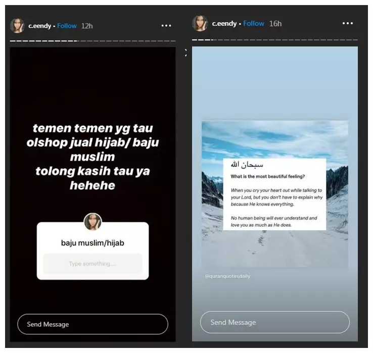 Cindy Caroline kenakan hijab © 2020 brilio.net