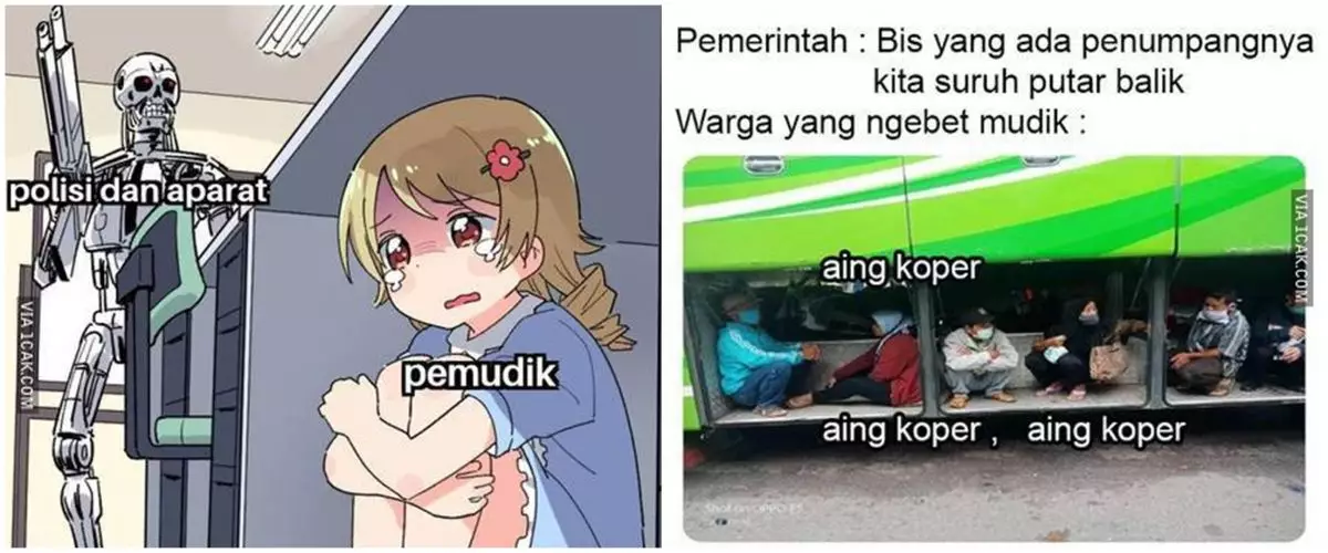 10 Meme ngakak karena tak bisa mudik ini bikin senyum kecut