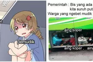 10 Meme ngakak karena tak bisa mudik ini bikin senyum kecut