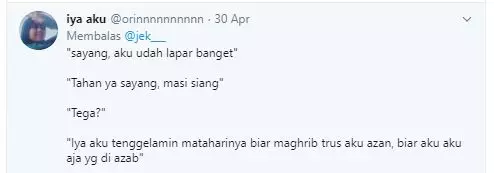Cuitan batalin puasa Twitter Cuitan batalin puasa Twitter