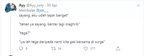 Cuitan batalin puasa Twitter Cuitan batalin puasa Twitter