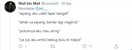 Cuitan batalin puasa Twitter Cuitan batalin puasa Twitter