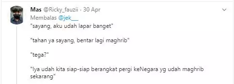 Cuitan batalin puasa Twitter Cuitan batalin puasa Twitter