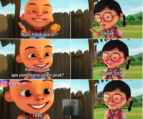 10 Meme gombalan gagal tokoh Upin Ipin Instagram