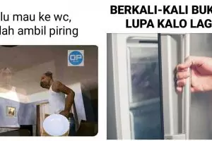 10 Meme gagal fokus ketika puasa, seketika linglung