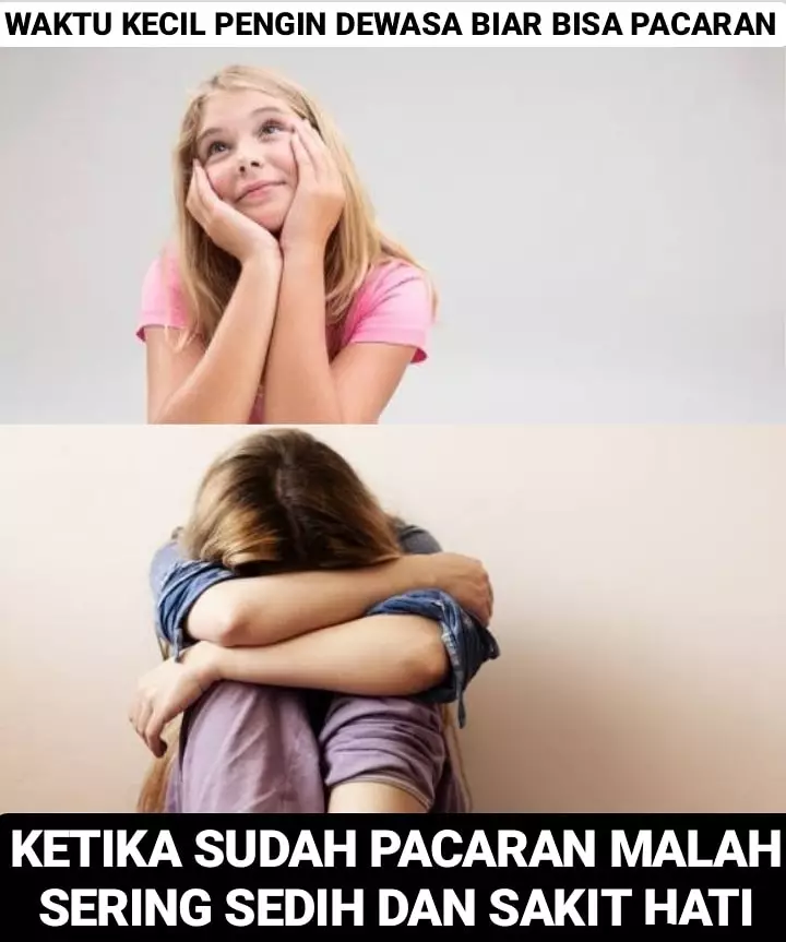 Meme masa kecil ingin cepat dewasa Berbagai sumber Meme masa kecil ingin cepat dewasa Berbagai sumber