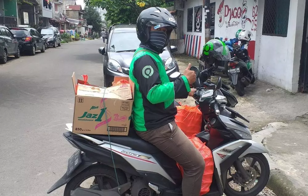 driver ojek online kerja sampingan © 2020 brilio.net