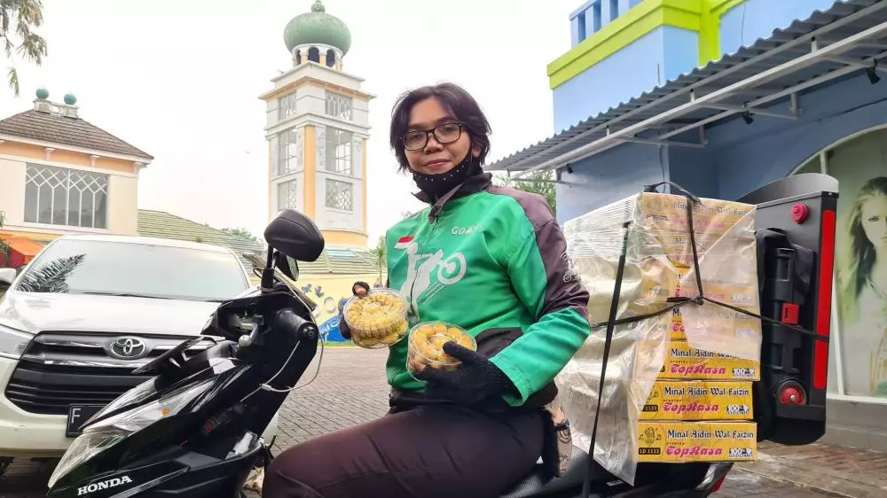 driver ojek online kerja sampingan © 2020 brilio.net