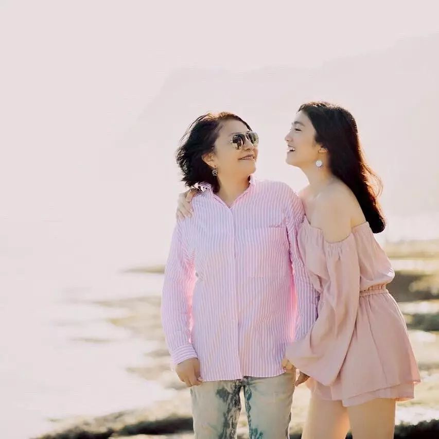 Febby Rastanty bareng ibunda © 2020 brilio.net