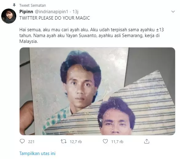 Kisah anak terpisah dengan ayah selama 13 tahun © 2020 brilio.net