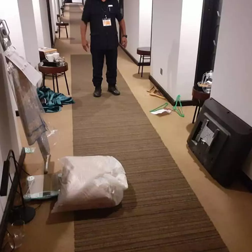 Fasilitas hotel rusak usai jadi tempat karantina, memprihatinkan