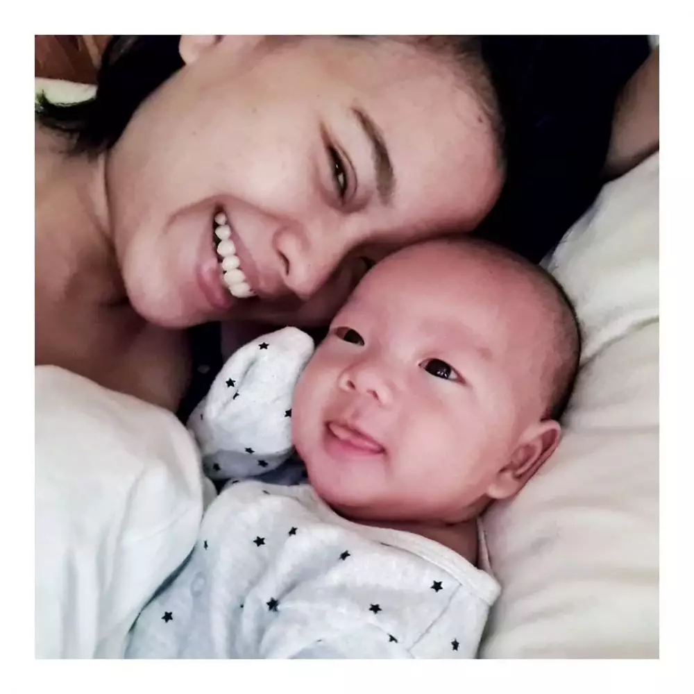 potret winda viska momong anak instagram