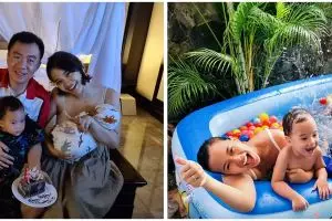 Lama vakum, ini 7 potret Winda Viska momong anak