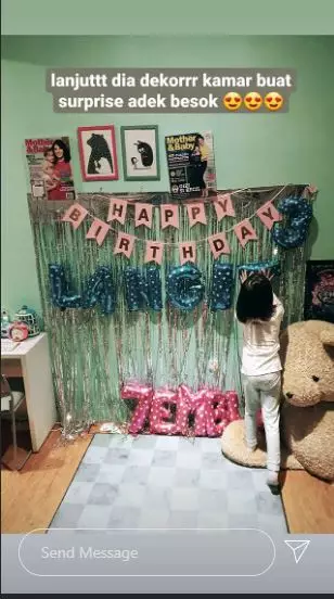 momen ulang tahun ke-3 anak Dian Ayu instagram