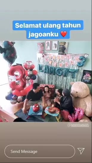 momen ulang tahun ke-3 anak Dian Ayu instagram