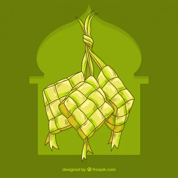 sejarah ketupat lebaran © 2020 freepik.com