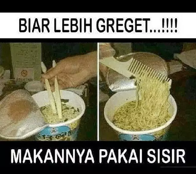 momen lucu cara makan nyeleneh © 2020 instagram.com