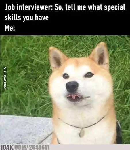 meme lucu trik wawancara kerja © 2020 1cak.com