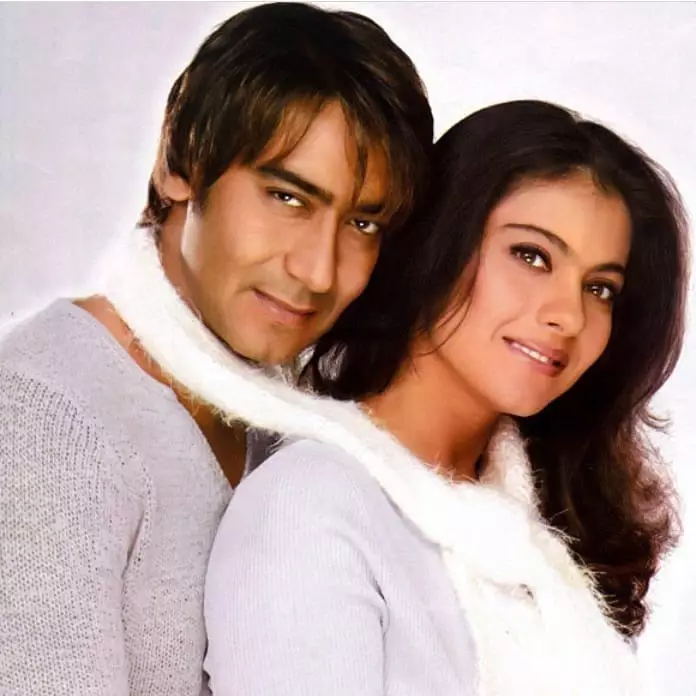 potret lawas kajol dan ajay Instagram