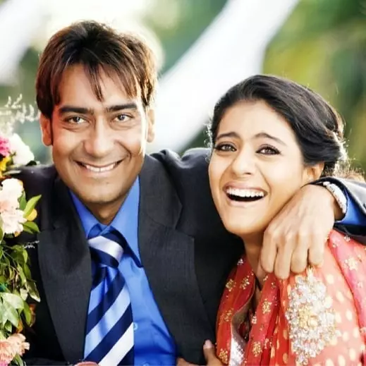 potret lawas kajol dan ajay Instagram