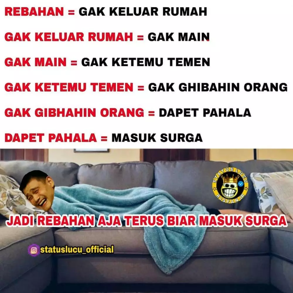 meme lucu curhat kelamaan di rumah © 2020 instagram.com meme lucu curhat kelamaan di rumah © 2020 instagram.com