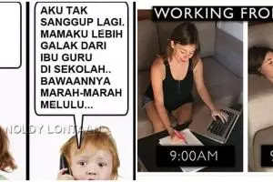 10 Meme lucu curhat kelamaan di rumah ini bikin tepuk jidat