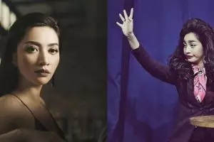 10 Potret Hesti sebelum dan sesudah dimakeup suami, bikin gemas