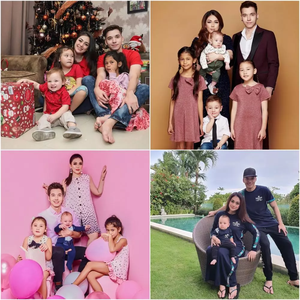 Keluarga artis gemar pakai baju kembar, kompak banget © 2020 brilio.net