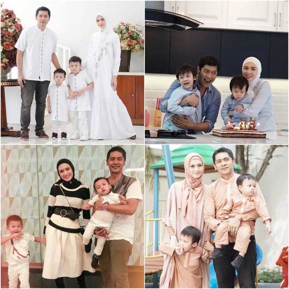 Keluarga artis gemar pakai baju kembar, kompak banget © 2020 brilio.net