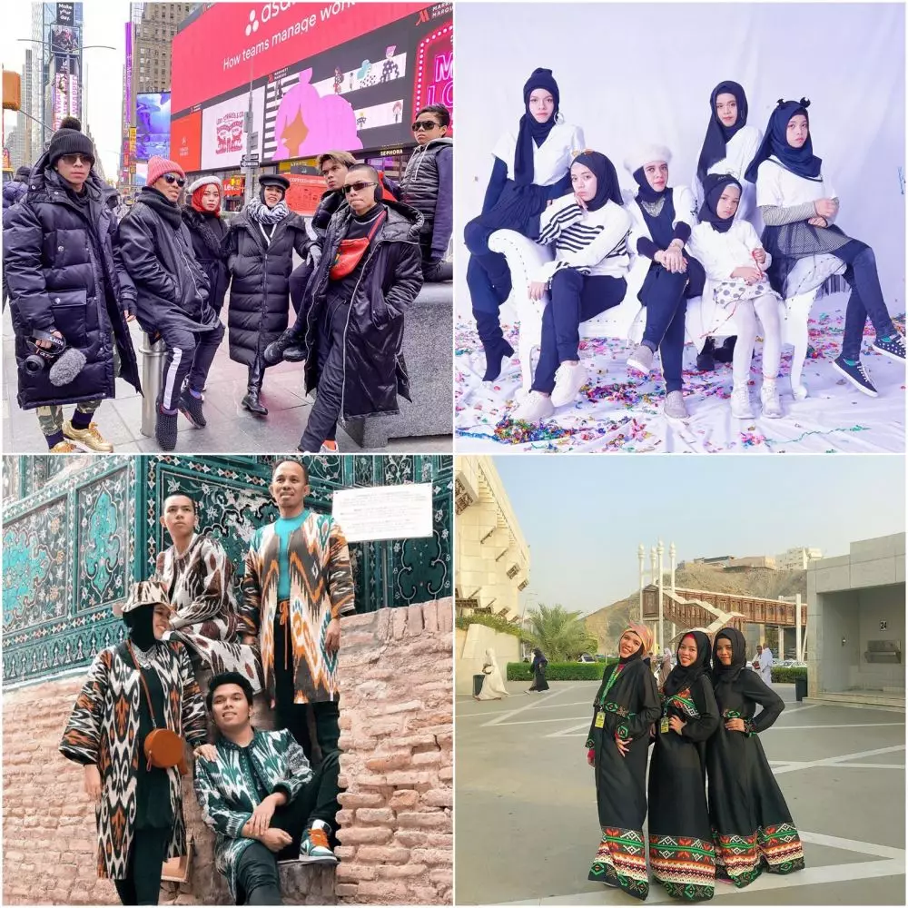 Keluarga artis gemar pakai baju kembar, kompak banget © 2020 brilio.net