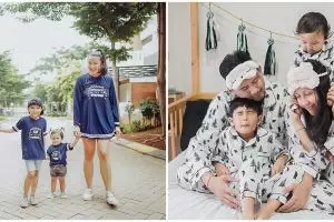 8 Keluarga artis ini gemar pakai baju kembaran, kompak banget