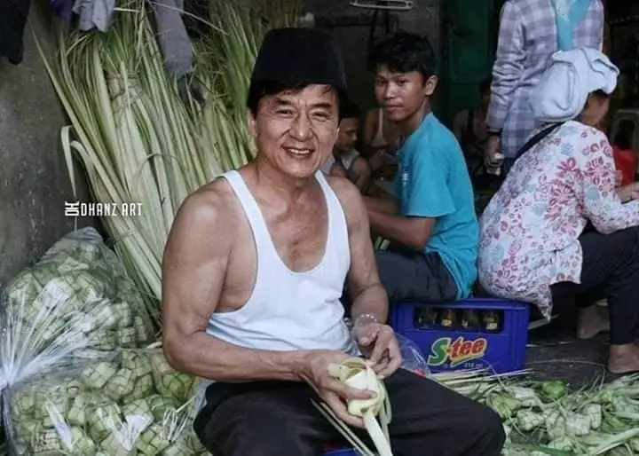 Editan foto seleb dunia jadi pedagang Berbagai sumber