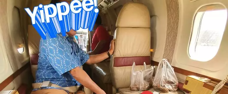 Miliarder ini naik jet pribadi cuma untuk beli kue