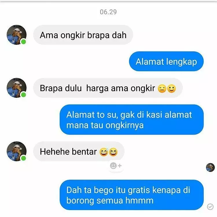 chat penjual online shop nggak fokus © 2020 instagram.com chat penjual online shop nggak fokus © 2020 instagram.com