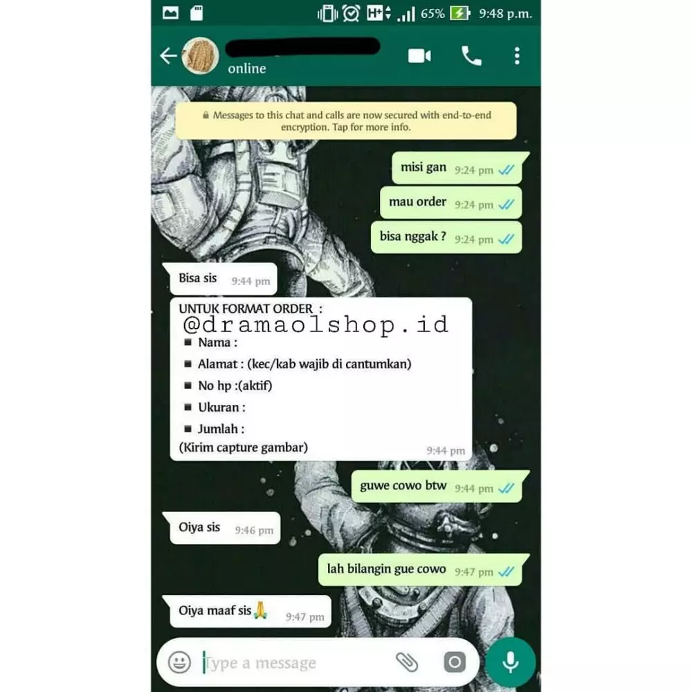 chat penjual online shop nggak fokus © 2020 instagram.com chat penjual online shop nggak fokus © 2020 instagram.com