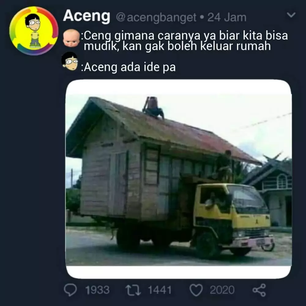 meme lucu mencari solusi © 2020 instagram.com